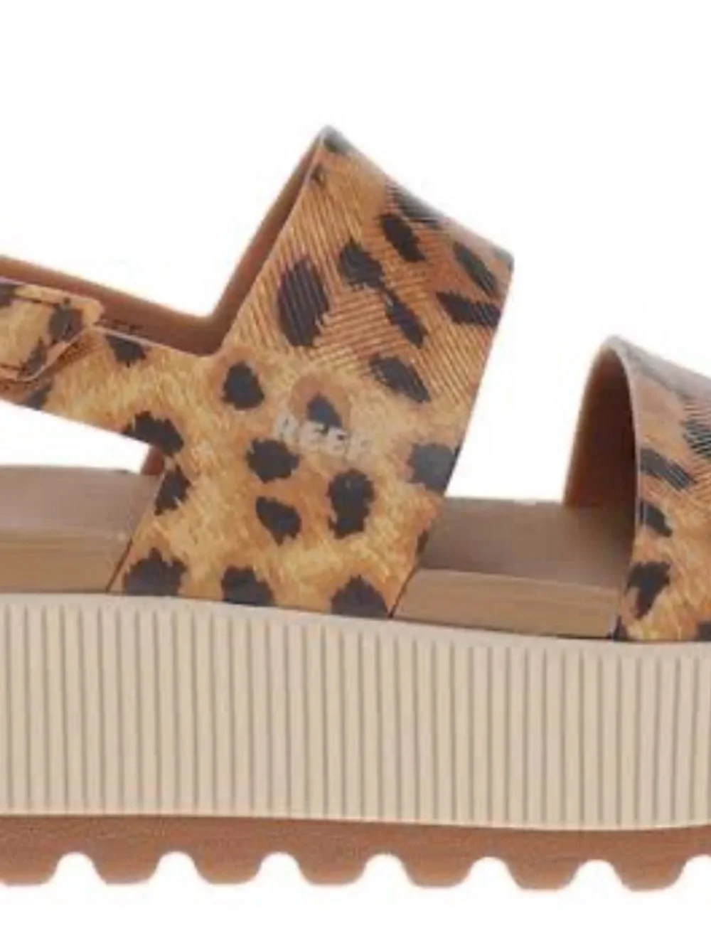 Leopard Print Platform Sandals for Women - Chunky Retro Style